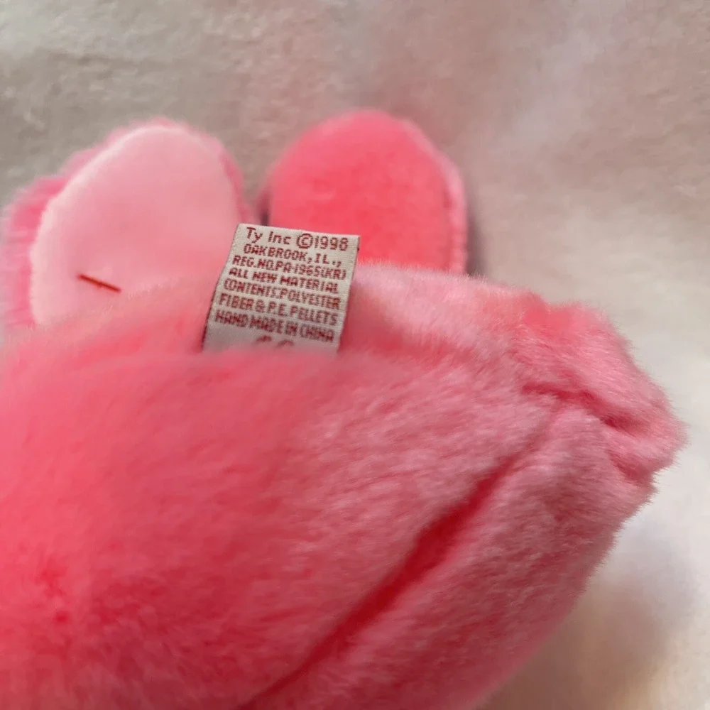 TY Beanie Buddy Pink Flamingo Plush Stuffed Animal Toy Retired‎